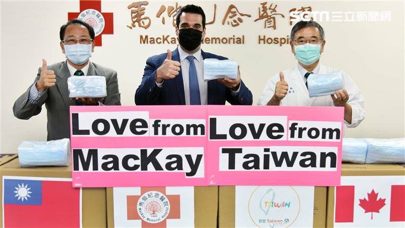 收到求援信！馬偕捐15萬片醫療口罩