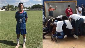 小球員遭槍殺　下葬前…隊友助他進球
墨西哥,誤殺,警察,足球,Alexander Martinez,棺材,進球,洋蔥
翻攝自推特