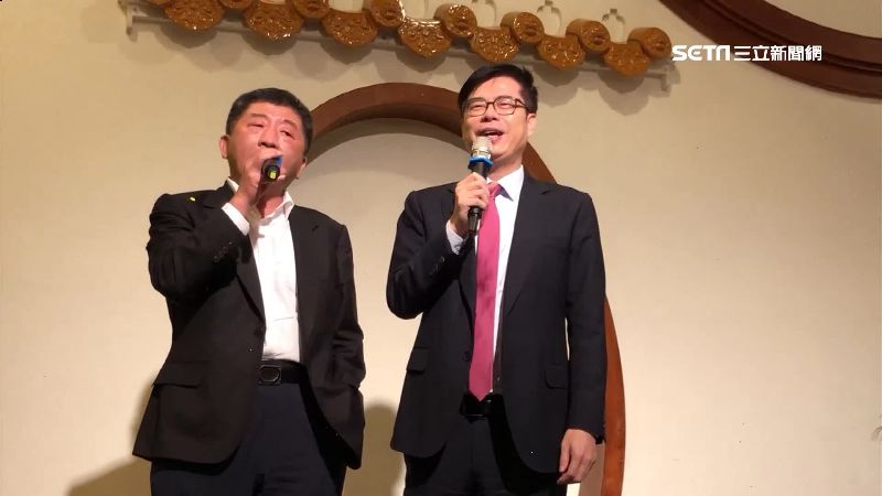 「針線情」共防疫！陳時中歡送陳其邁