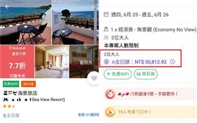  屏東,旅店,308萬,連假,墾丁 ,民宿（圖／翻攝自ptt）