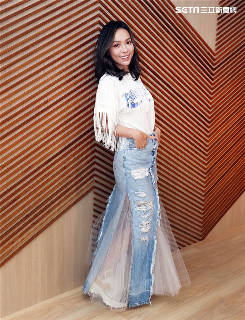 林采欣三立新聞網專訪。（記者邱榮吉/攝影）