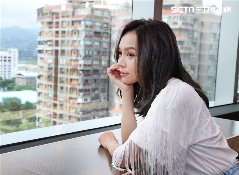 林采欣三立新聞網專訪。（記者邱榮吉/攝影）