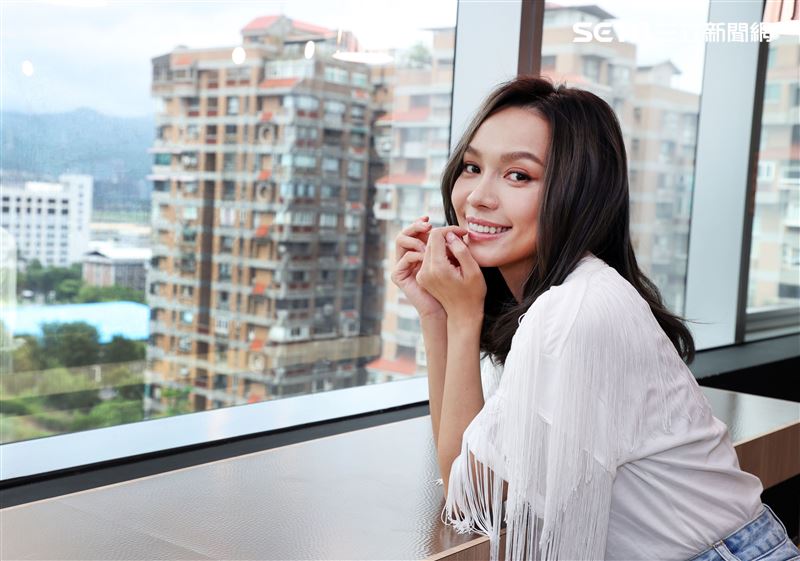 林采欣三立新聞網專訪。（記者邱榮吉/攝影）