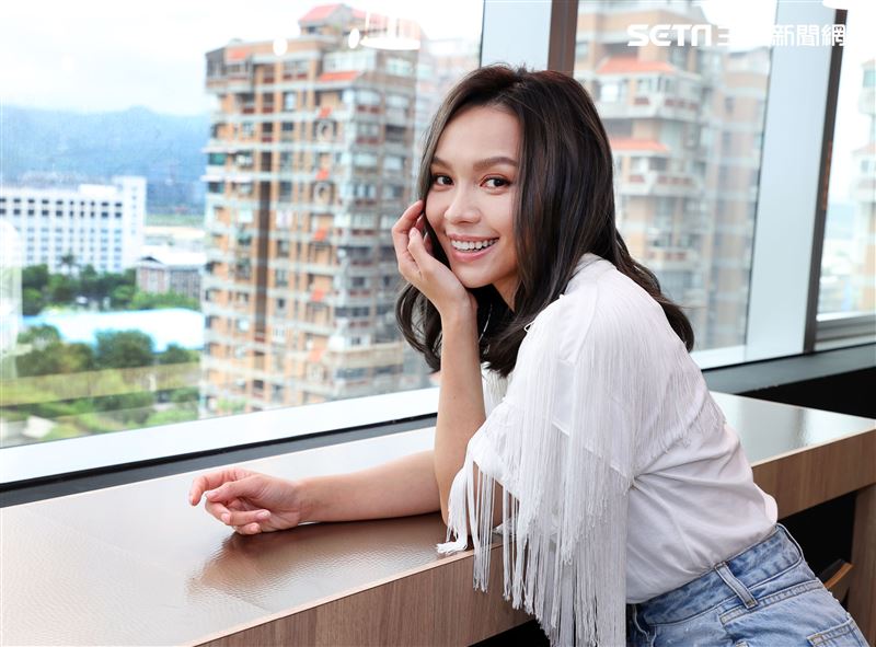 林采欣三立新聞網專訪。（記者邱榮吉/攝影）