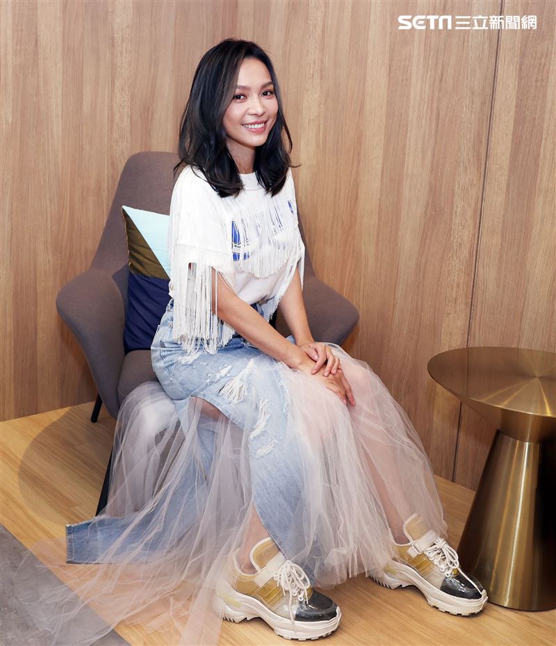 林采欣三立新聞網專訪。（記者邱榮吉/攝影）