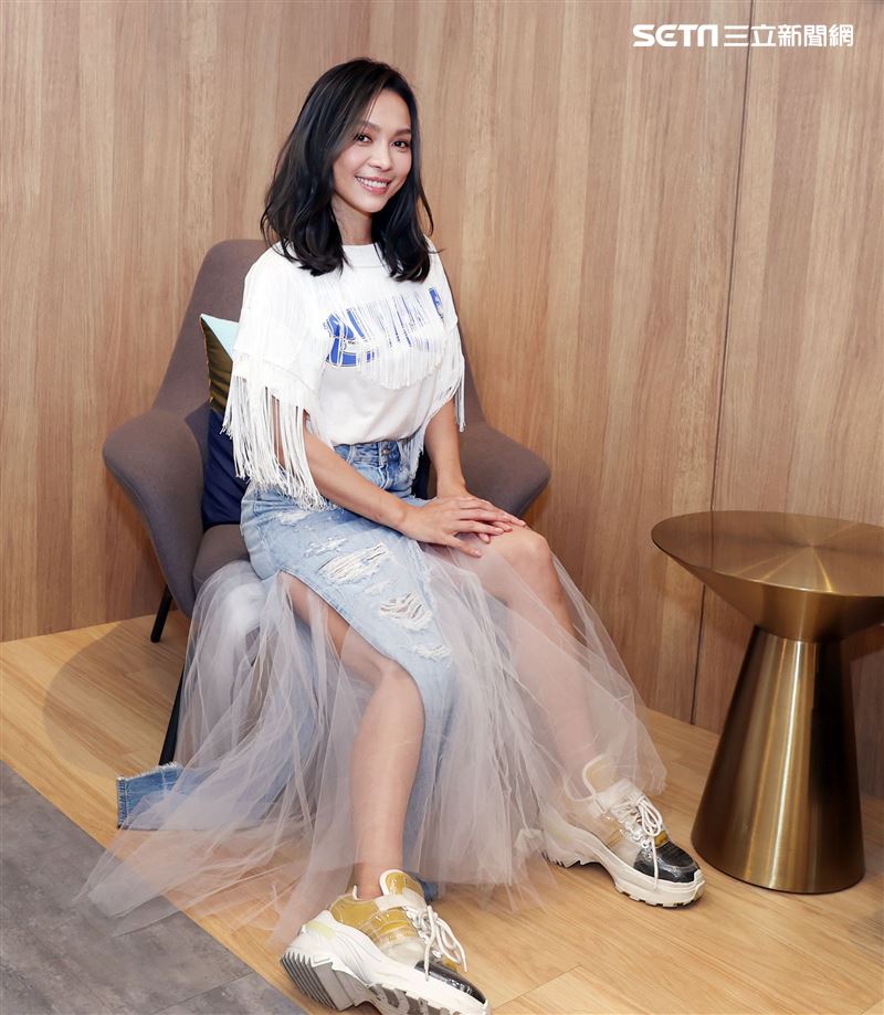 林采欣三立新聞網專訪。（記者邱榮吉/攝影）