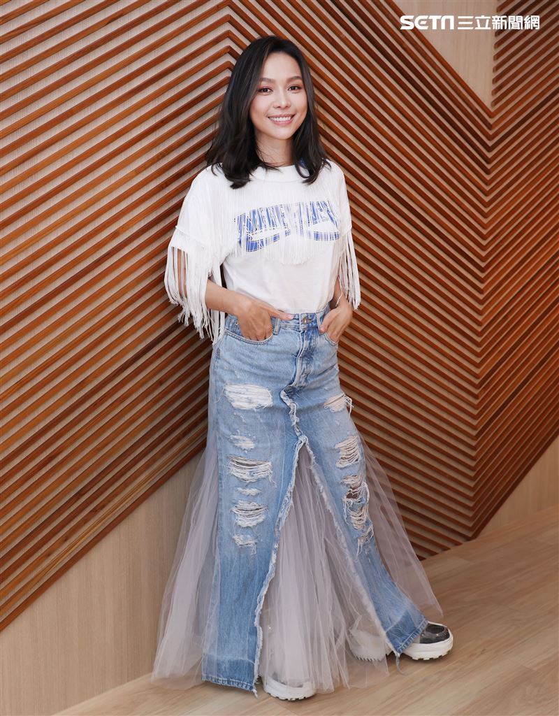 林采欣三立新聞網專訪。（記者邱榮吉/攝影）