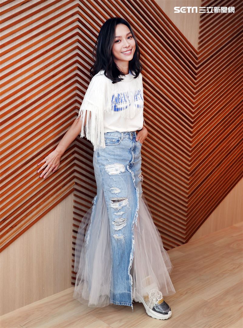 林采欣三立新聞網專訪。（記者邱榮吉/攝影）