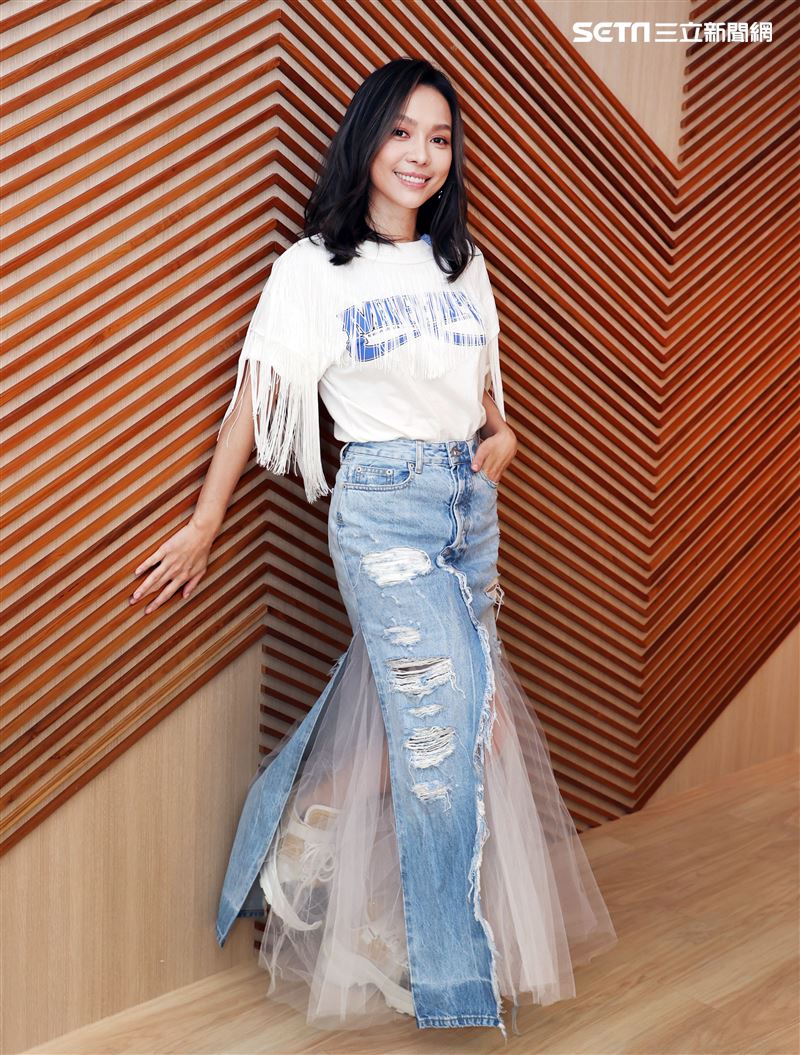 林采欣三立新聞網專訪。（記者邱榮吉/攝影）