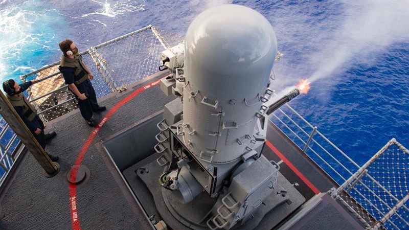 震懾共軍？美航艦方陣快砲射擊畫面曝