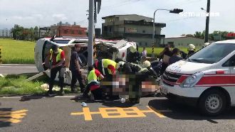 出勤救護車遭撞　女駕駛：沒聽到鳴笛