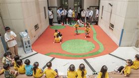 總統肯定林口社會住宅有好的生活環境，完整的社會照顧系統，是台灣社會住宅的典範（圖／總統府）