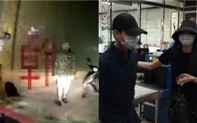  ▲謝和弦在女友莉婭的陪同下，勒戒後首度現身出庭。（圖／記者楊佩琪攝）