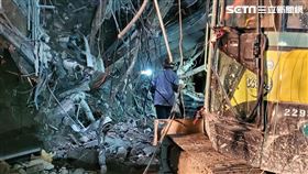 京華城,坍塌,工人受困,台北,翻攝畫面