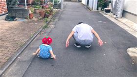 父女,女兒,學習,模仿,可愛,背