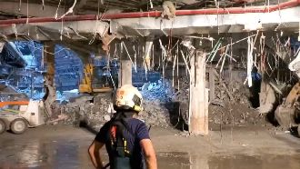 京華城樓板突坍塌　工人慘遭活埋罹難