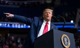 ▲川普的競選活動。（圖／翻攝自推特）