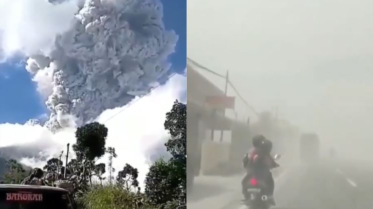 印尼火山爆發　火山灰狂飆6公里高空
