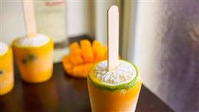 芒果調酒冰棒，芒果黛綺莉Mango daiquiri。（圖／IG @cocktail_home提供）

