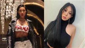 Jessi過去曾坦言自己的胸部、眼睛和鼻子均有動過刀。（圖／翻攝自Jessi IG）