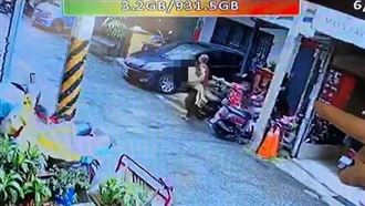 台中女童遭母砍　爺抱孫女求救畫面曝