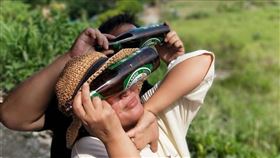 （圖／記者王浩原提供）日環食,天文,上帝戒指,太陽,玻璃瓶