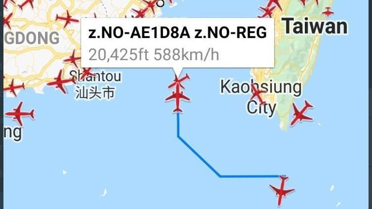 共機今再擾台？美電偵機疑現蹤我空域