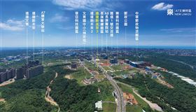 A7文樂特區空拍。（圖／遠雄提供）