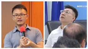 簡勤佑，江啟臣（組合圖／資料圖）