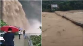 央視,中國,重慶,淹水,綦河
圖／翻攝自梨視頻