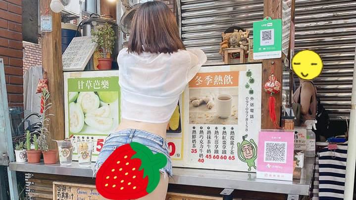 拜完月老遇到熱褲妹　本尊親回貼文了