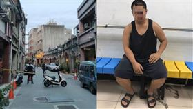  債務糾紛,討債,開槍,大溪老街,桃園（圖／翻攝畫面）