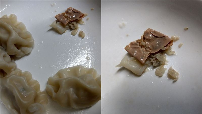 賣場冷凍水餃吃到OK繃…萬人網狂嘔