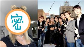 洛倫·格雷去年與NCT 127在美國見面合照。（圖／翻攝自NCTsmtown_127推特）