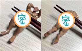 筷架,猛男,3D列印,肌肉男,遐想