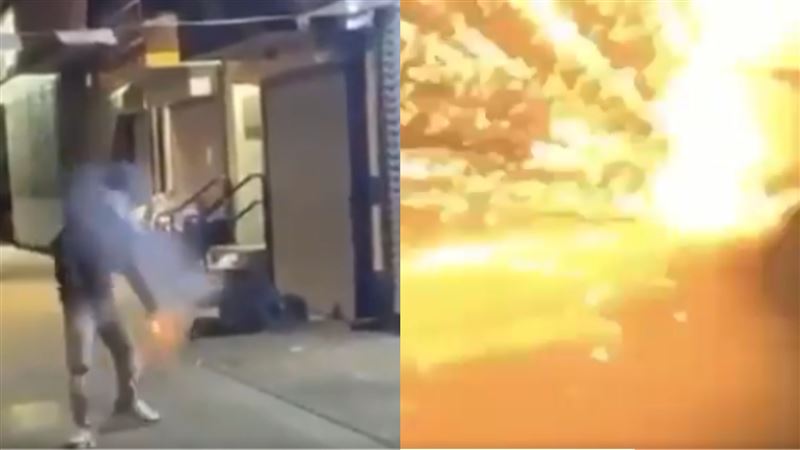 非裔男街頭狂炸！6旬街友睡夢中送醫