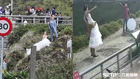 合歡山武嶺亭拍婚紗／用路人提供