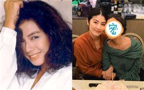  今年60歲的鍾楚紅曬出慶生會照片，跟47歲女星陳慧琳同框合照，臉貼臉的情況下竟看不出年齡差，凍齡功力相當高深。微博