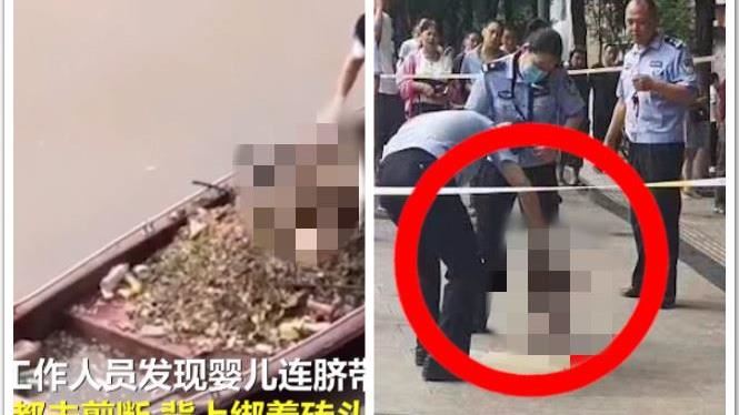 男嬰被綁磚扔進河！他無意間撈起嚇傻