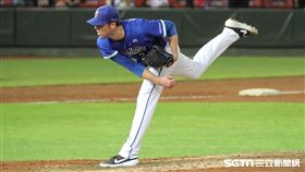 ▲富邦悍將先發投手羅力。（圖／記者劉彥池攝影）