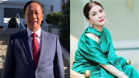 張清芳、郭台銘(圖/翻攝自兩人臉書)