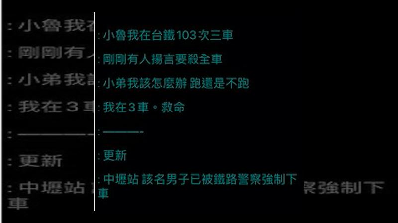 火車上咆哮「殺全車」？桃園男下場曝