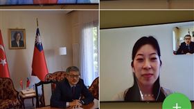 台美土合作開發醫療APP視訊座談國合會與美國哥倫比亞大學合作開發行動醫療APP。美國及土耳其醫療專家、敘利亞難民、公民組織青年及專業人士24日舉行視訊座談。（駐土耳其代表處提供）中央社記者何宏儒安卡拉傳真   109年6月24日