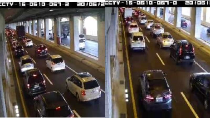 連假湧車潮！西濱新竹段塞成大停車場