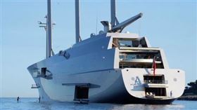 ▲俄羅斯富豪的遊艇。（圖／翻攝自推特）