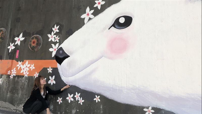 振興經濟　竹縣桐花祭變身裝置展吸睛