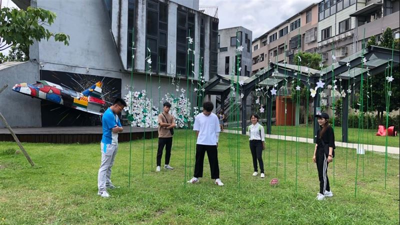 竹東文創園區「遊．童花」裝置展首選