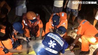 女友小琉球浮潛　35分鐘後…沙灘亡