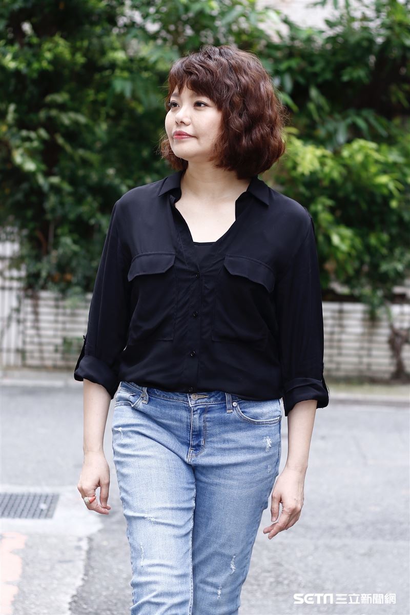 林嘉俐接受三立新聞網專訪。（圖／記者林聖凱攝影）