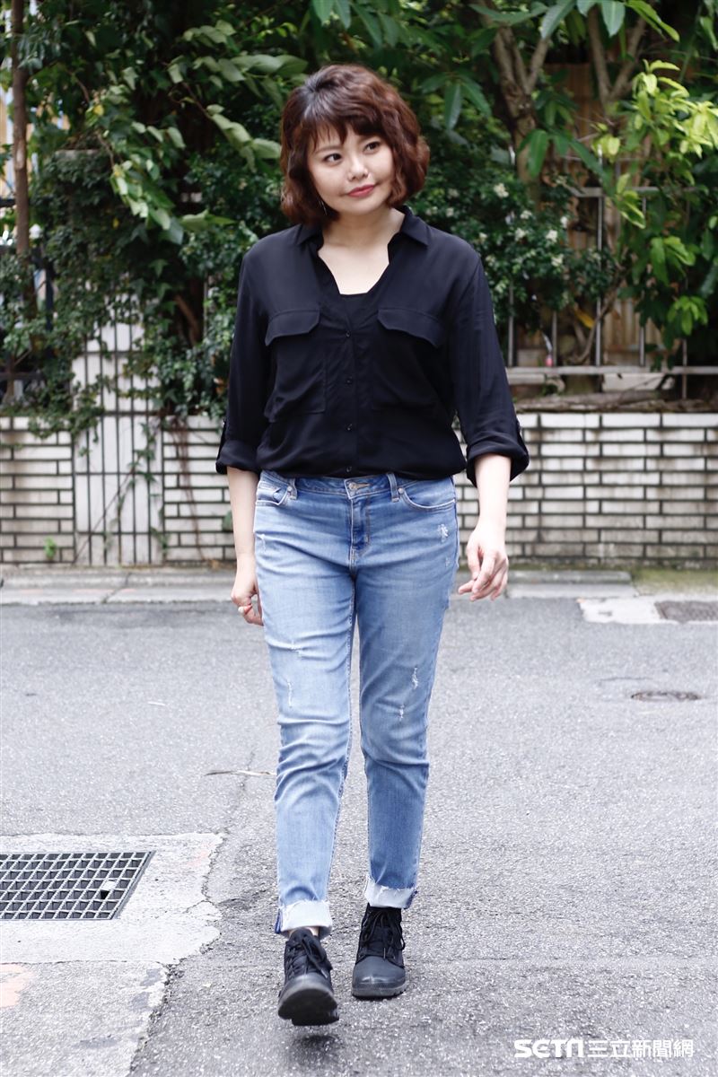 林嘉俐接受三立新聞網專訪。（圖／記者林聖凱攝影）